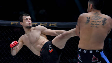 Khabib's cousin chases history in world title fight