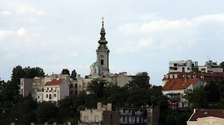 View of Stari Grad in Belgrade.