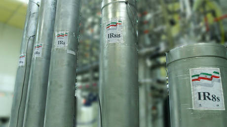 FILE PHOTO. Iranian uranium enrichment equipment.