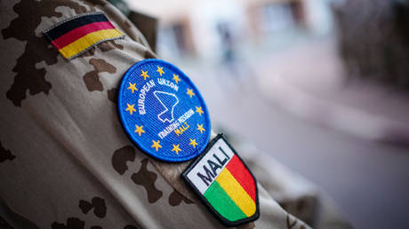 File photo: Bundeswehr soldiers with the European Union Training Mission in Mali (EUTM) await German Defense Minister Christine Lambrecht's visit