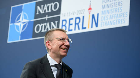 FILE PHOTO. Edgars Rinkevics, Foreign Minister of Latvia.