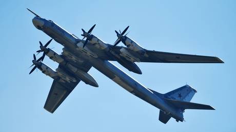 Russia's Tupolev Tu-95MS strategic heavy bomber