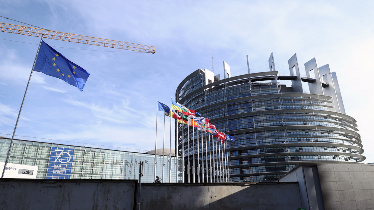 FILE PHOTO. The European Parliament building in Strasbourg.