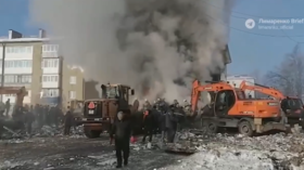 Nine dead after gas explosion destroys apartment block