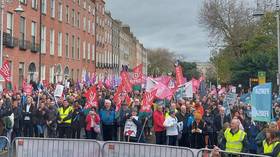 Thousands rally for housing in Irish capital