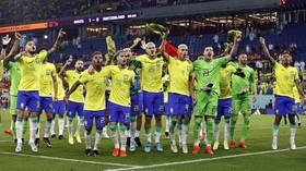 Brazil book spot in World Cup knockout stages