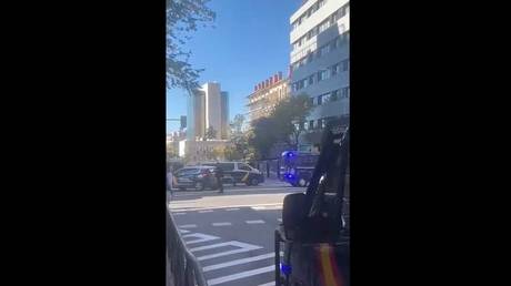 Spanish authorities investigating suspected explosive package found at US Embassy in Madrid