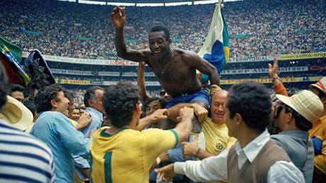 Pele, pictured here in 1970, is the only player to have won three World Cups.