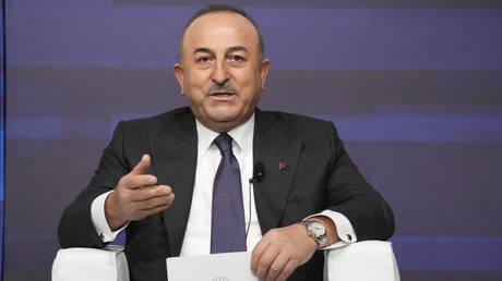 Mevlut Cavusoglu attends the Med 2022 Dialogues forum in Rome, Italy, December 2, 2022