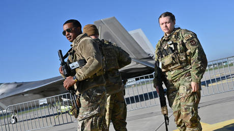 File photo: US soldiers during a NATO exercise at the Lask Air Base in Poland, October 12, 2022