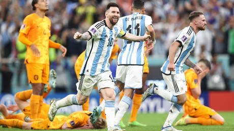 Still in the running: Messi and Argentina.