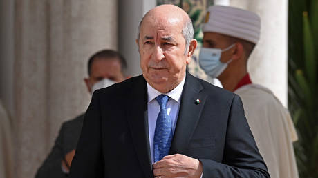 Algerian President Abdelmajid Tebboune
