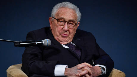 Former US Secretary of State Henry Kissinger.