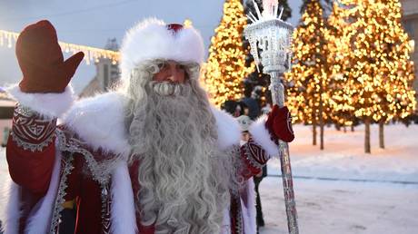 Father Frost in Novosibirsk, Russia.