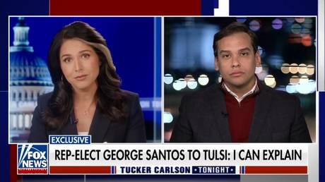 Tulsi Gabbard interviews George Santos