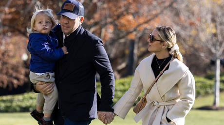 Hunter Biden arrives at the White House earlier this month with his wife, Melissa Cohen, and son Beau.