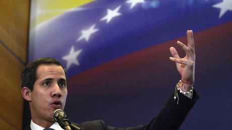 FILE PHOTO: Venezuelan opposition figure Juan Guaido speaks during an event in Caracas, Venezuela, September 16, 2022.
