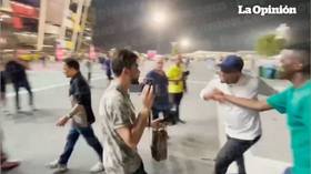 Football icon sorry after attacking man at World Cup stadium (VIDEO)