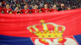 Serbia punished for World Cup flag