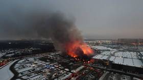 Death confirmed in mall blaze near Moscow