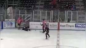 ‘All-trans’ hockey match results in head injury for female-born player (VIDEO)