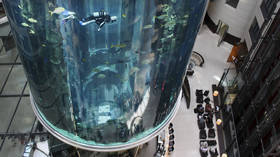 World’s largest cylindrical aquarium explodes (VIDEO)