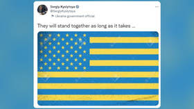 Moscow mocks Ukraine’s ‘new flag’