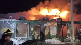 Deadly blaze devours house for elderly in Russia