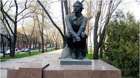 Ukraine dismantles monument to iconic Soviet author