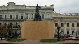 Key Ukrainian port city starts removal of founder’s monument – media