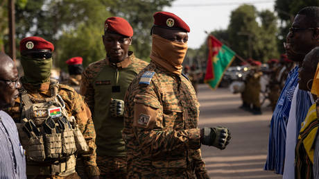 Ibrahim Traore, Burkina Faso's new president pictured in Ouagadougou, on October 15, 2022.