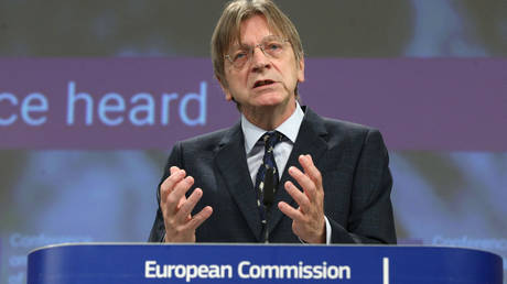 Member of the European Parliament Guy Verhofstadt.