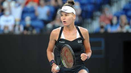 Women’s world number nine Veronika Kudermetova is among the Russians playing in Australia this month.