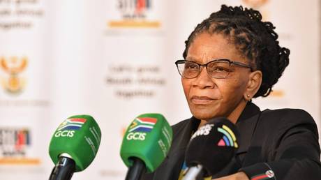 South Africa's Minister of Defence and Military Veterans Thandi Modise