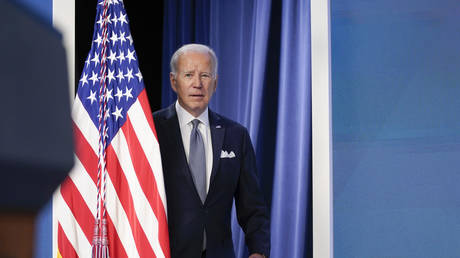 President Joe Biden prepares to speak at the White House in Washington, DC,  January 12, 2023