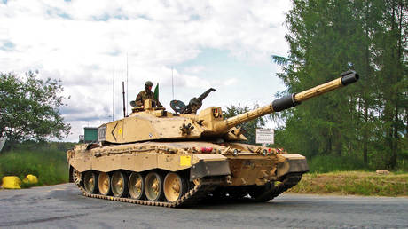FILE PHOTO: A Challenger 2 Tank.