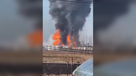 Chemical plant destroyed in explosion (VIDEOS)