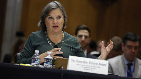 Under Secretary of State for Political Affairs Victoria Nuland testifies before the Senate Foreign Relations Committee on January 26, 2023.