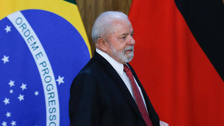 Brazilian President Luiz Inacio Lula da Silva at an event in Brasilia, Brazil, January 30, 2023.