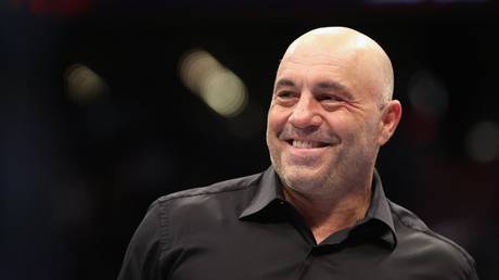 Joe Rogan attends UFC 274 at the Footprint Center in Phoenix, Arizona, May 7, 2022