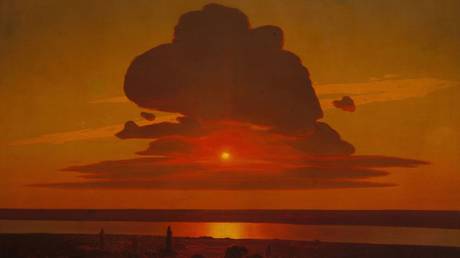"Red Sunset on the Dnieper" by Arkhip Kuindzhi.