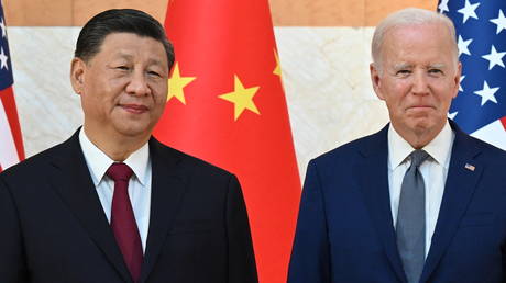 China's President Xi Jinping and US President Joe Biden