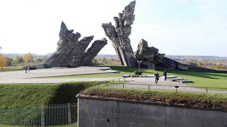 File photo: Holocaust memorial at Kaunas Fortress, Lithuania