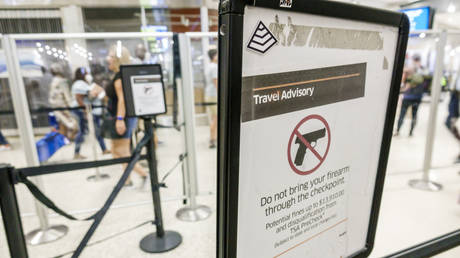 Record number of firearms seized at US airports
