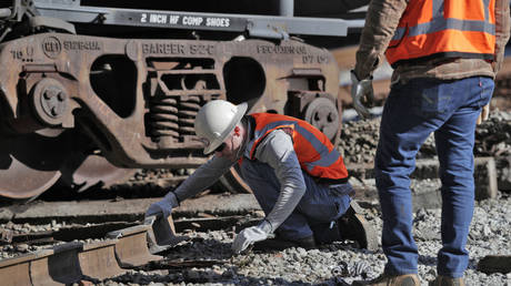 US town hit by fourth train derailment in 10 months