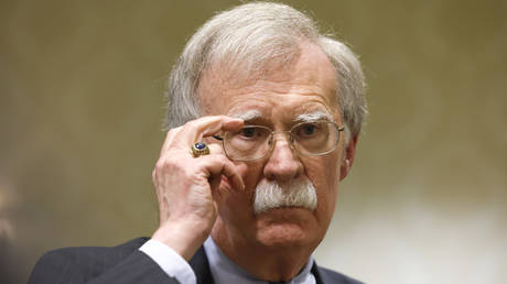 Former National Security Adviser John Bolton after speaking in a panel hosted by the National Council of Resistance of Iran – U.S. Representative Office on August 17, 2022 in Washington, DC.