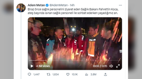 Turkish minister escapes fire blast (VIDEO)