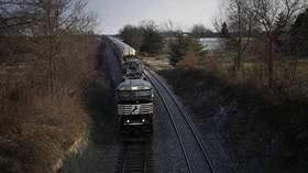 Another train derails after Ohio chemical spill