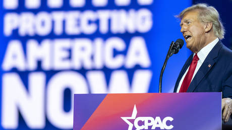 Former President Donald Trump speaks at CPAC 2023, March 4, 2023