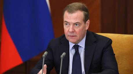 Deputy chairman of the Russian Security Council Dmitry Medvedev.